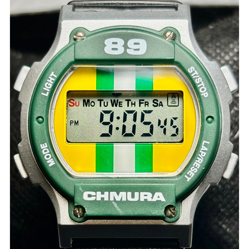 Vintage Green Bay Packers Mark Chmura #89 7-UP Promo Watch - FRESH BATTERY!